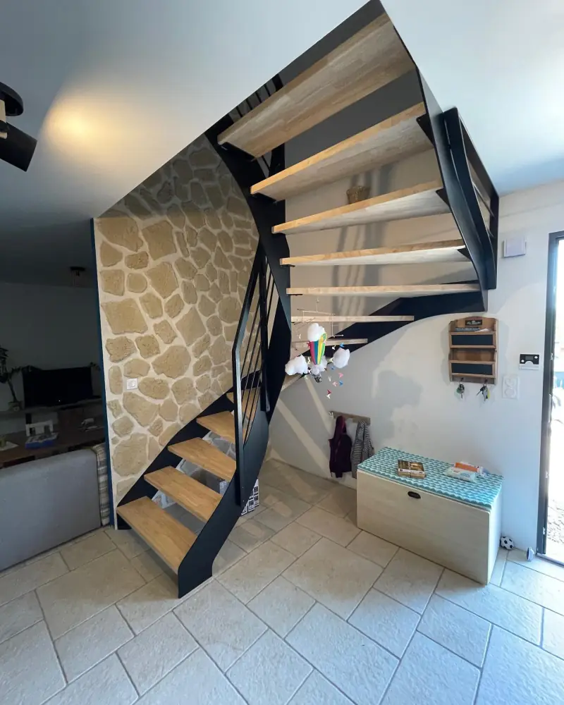 De nouvelles photos sur ce chantier — Escaliers Alliage Mobilier