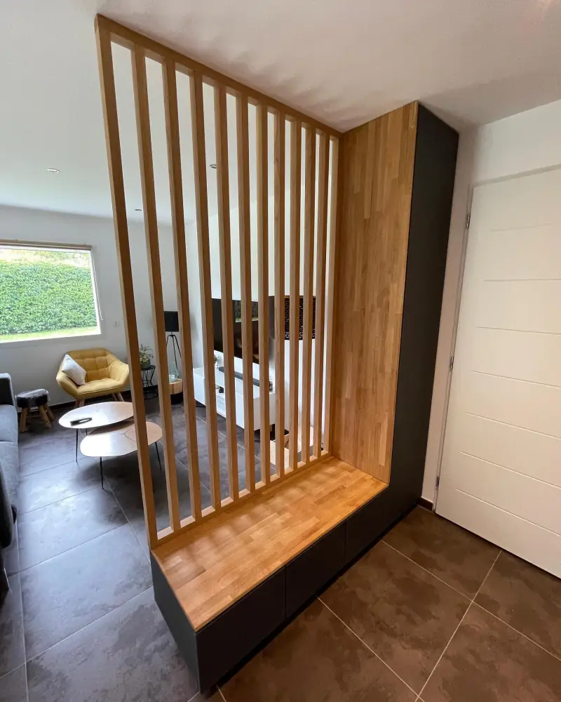 Meuble claustra pour aménager l’entrée d’une maison et… — Garde-corps Alliage Mobilier