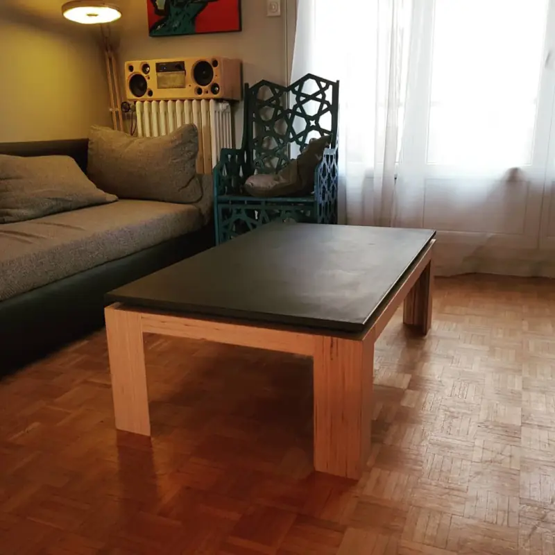 Table basse sur mesure — Mobilier Alliage Mobilier